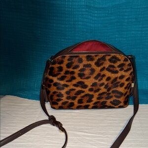 Leopard Print Crossbody Bag